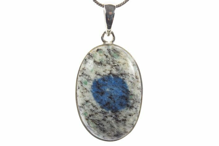 Polished K Granite Pendant (Necklace) - Sterling Silver #339855